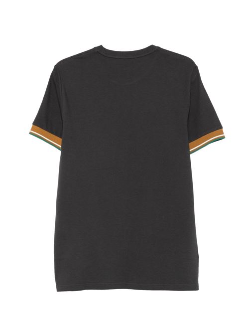 T-shirt uomo Fred Perry grigia e beige in piqué con bordino manica FRED PERRY | M2396297